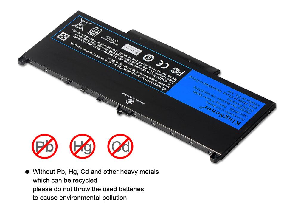 KingSener New J60J5 Replacement Laptop Battery For Dell Latitude E7270 E7470 J60J5 R1V85 MC34Y 242WD 7.6V 55Wh GreatEagleInc