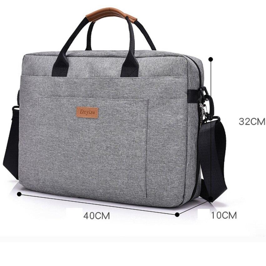 Men's Nylon Laptop Briefcase Bag Office Travel Messenger Large Tote Women Notebook Computer Work Bag Business Trip File Package GreatEagleInc
