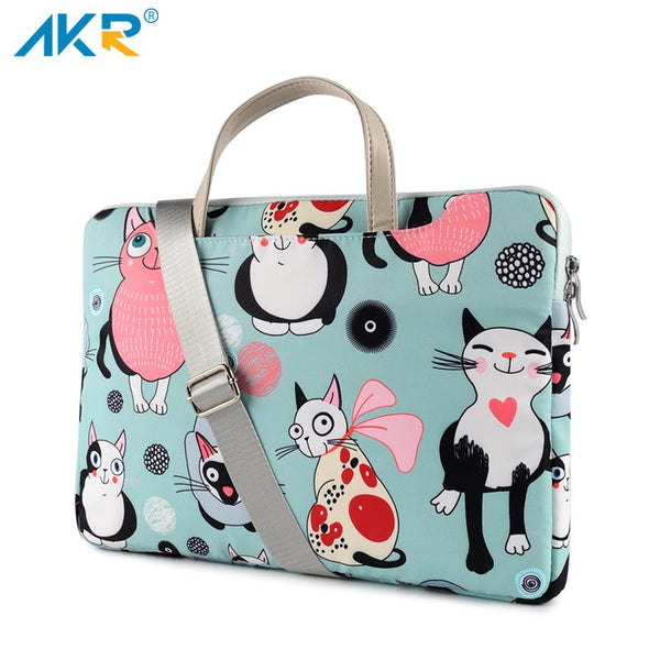 Netbook shoulder bag Laptop case for MacBook Air 2019 Pro Retina 11"13.3" for Xiaomi 12.5" 15.6" Cats Pattern Style Cute 2020 GreatEagleInc