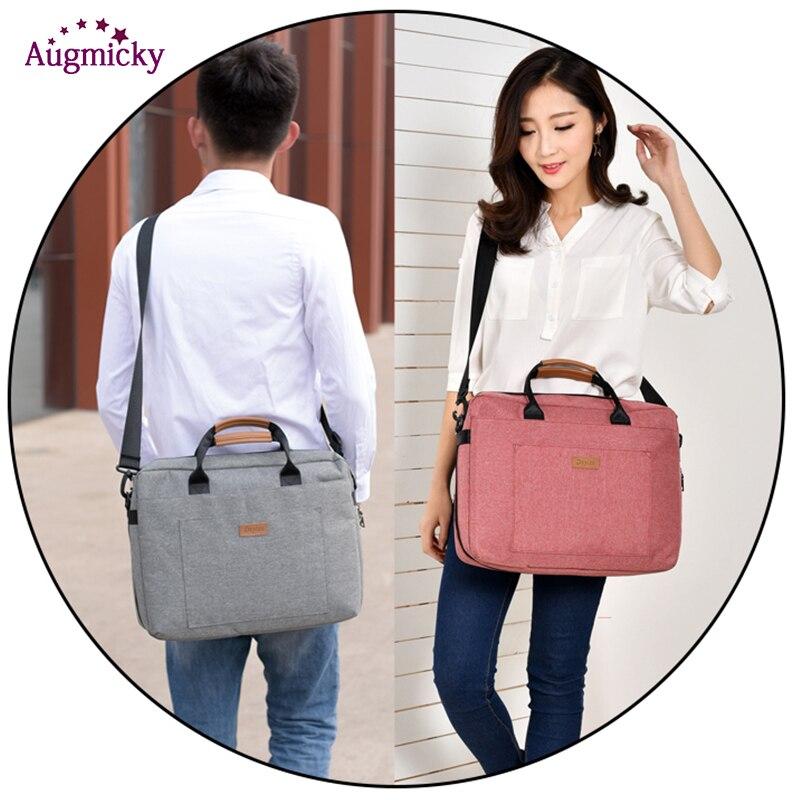 New Men Handbag Office Travel Shoulder Messenge Women's Laptop Bag Business Trip File Package Notebook Bag For 13.3"14"15.6"inch