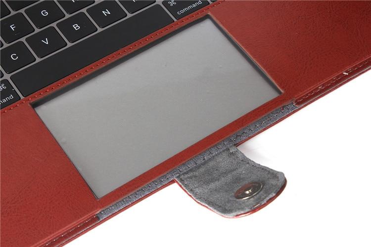 Notebook Case For Macbook Air 11 12 13 Soft PU Leather Bag For Pro Retina 13.3 15 Touch Bar A1706 A1989 A1707 Laptop Flip Cover GreatEagleInc