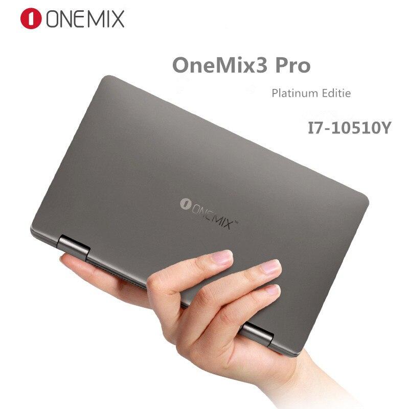 One Netbook One Mix3 Pro Platinum Editie Yoga Pocket Laptop Core i7-10510Y Dual-Core 8.4" IPS Screen 16G 512G WIFI Type C GreatEagleInc
