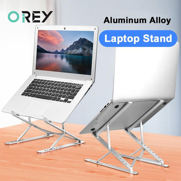 Portable Laptop Stand Adjustable Notebook Stand Holder For Macbook Pro Air 12 13 15 Non-slip Foldable Computer Cooling Bracket (Silver) GreatEagleInc