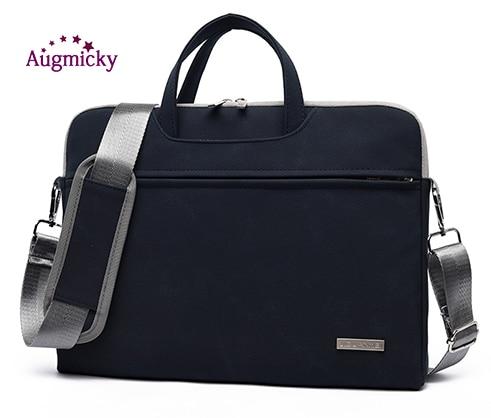 PU Leather women Laptop Bag Notebook Carrying Case Briefcase for Macbook Air 13.3 14 15.6 inch men Handbags shoulder Mouse Bag GreatEagleInc