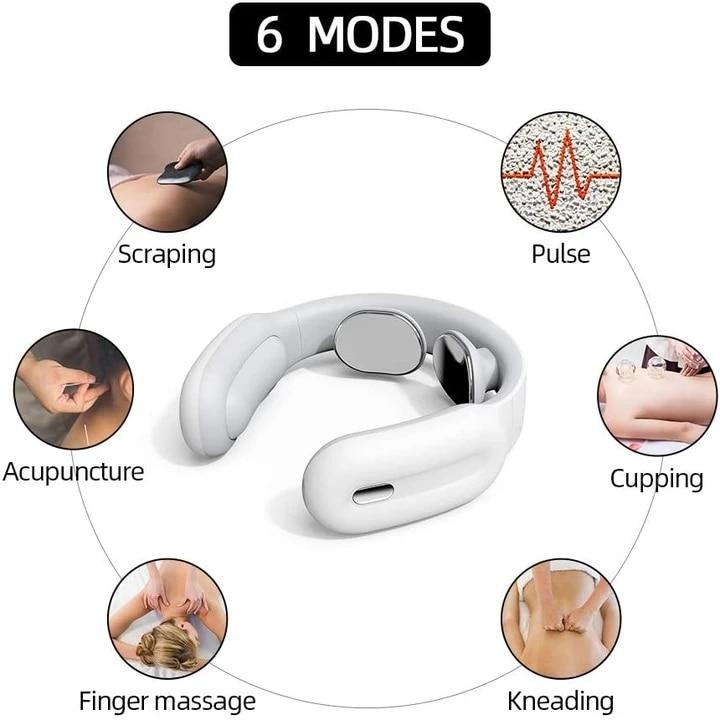 Remote Smart Neck and Shoulder Massager Electric Pain Relief Tool Health Care Relaxation Cervical Vertebra Physiotherapy GreatEagleInc