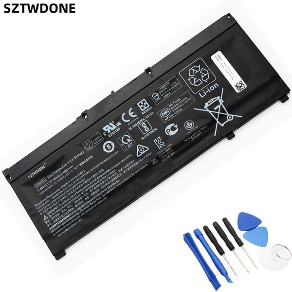 SZTWDone SR03XL Laptop battery for HP OMEN 15-CX 15-DC TPN-Q211 TPN-Q194 Q193 TPN-C133 TPN-C134 HSTNN-DB8Q L08934-2B1 L08855-855 GreatEagleInc