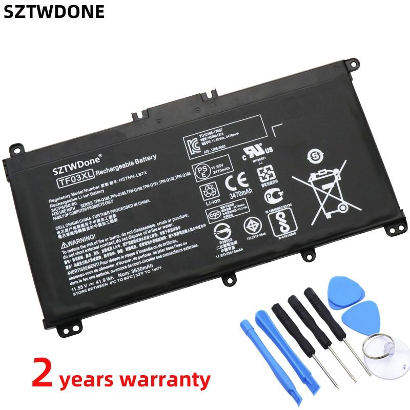 SZTWDone TF03XL Laptop battery For HP 14-bp080nd 14-bf 15-CC TPN-Q188 Q189 Q190 Q191 Q192 Q201 HSTNN-LB7X HSTNN-LB7J 920070-855 GreatEagleInc