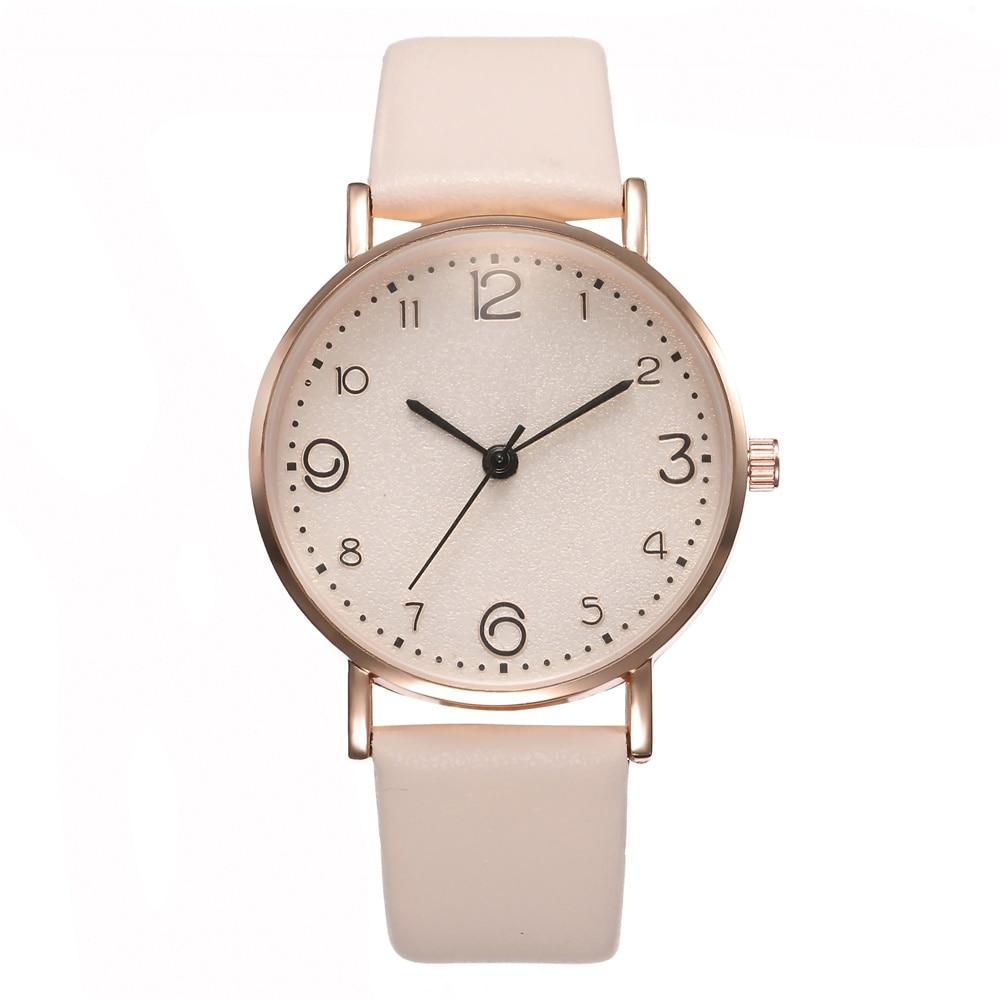 Top Style Fashion Women's Luxury Leather Band Analog Quartz Wrist Watch Golden Ladies Watch Women Dress Reloj Mujer Black Clock GreatEagleInc