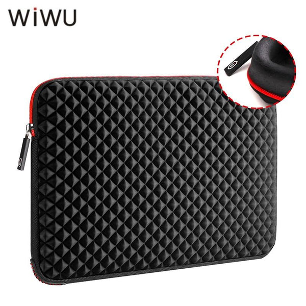 WIWU 17 17.3 inch Laptop Sleeve Waterproof Shockproof Black Notebook Case Bag For Macbook Pro Xiaomi huawei etc (Black 17.3 inch) GreatEagleInc