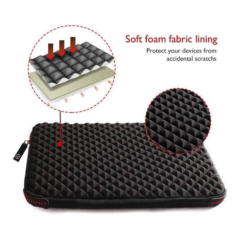 WIWU Laptop Bag Sleeve 17.3 inch Waterproof Notebook Bag For Macbook Air Pro 17 Computer Bag Funda For Women Men Shockproof (black 17.3 inch)