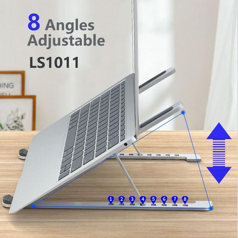 X Style Laptop Stand Adjustable Foldable Aluminum Desktop Base Notebook Holder Desk Laptop Stand For 7-17 Inch Macbook Pro Air GreatEagleInc