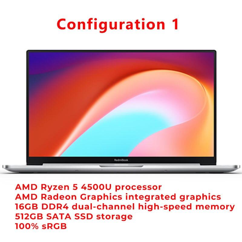 Xiaomi Redmibook 14 II Ryzen Edition Laptop AMD Ryzen 5 4500U 14 Inch 1920 x 1080 FHD Screen Windows 10 16GB/8GB DDR4 512GB SSD GreatEagleInc