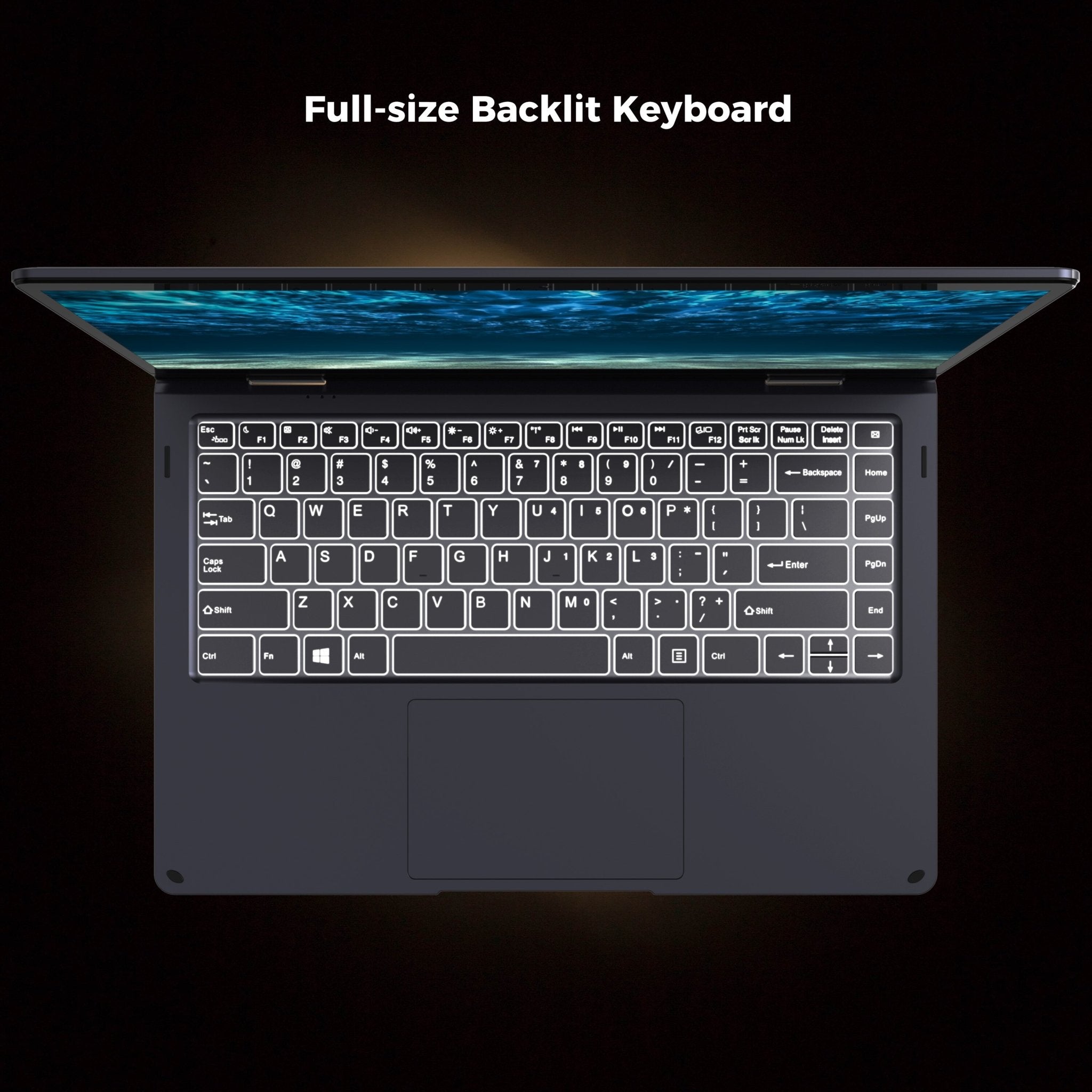 XIDU Laptop PhilBook Max 14.1'' FHD 8G DDR3 Intel Atom E3950 Quad Core Business Laptop 128G SSD ROM Ultrabook Backlit Keyboard GreatEagleInc