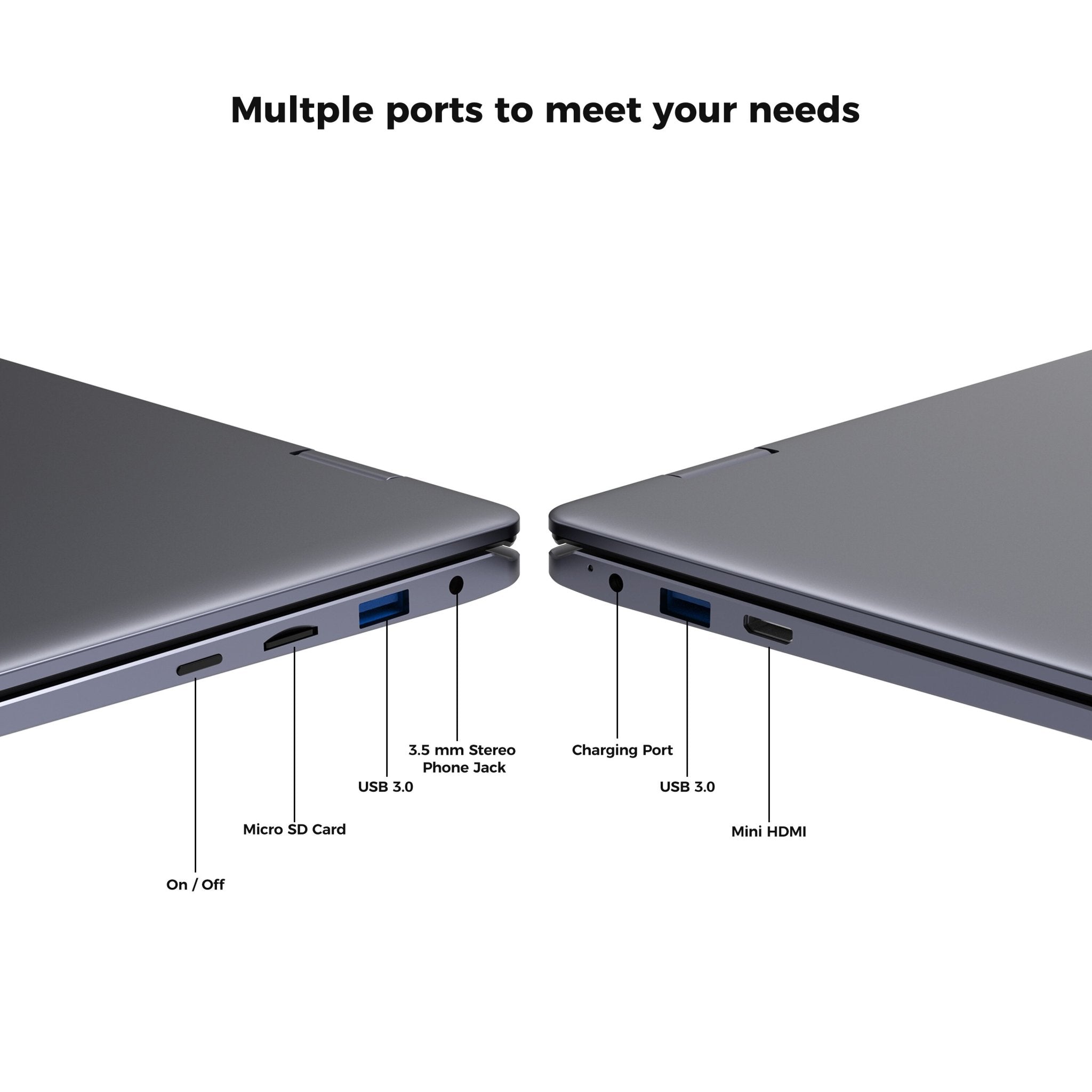 XIDU Laptop PhilBook Max 14.1'' FHD 8G DDR3 Intel Atom E3950 Quad Core Business Laptop 128G SSD ROM Ultrabook Backlit Keyboard GreatEagleInc