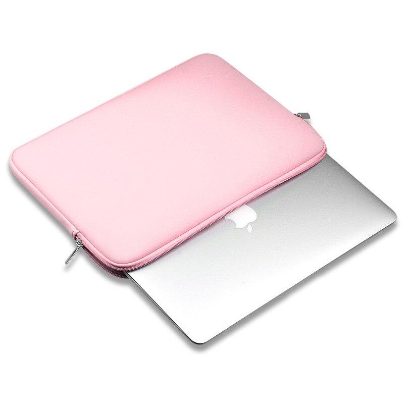 Yicana 11 12 13 14 15 15.6 inch Laptop Sleeve case For Macbook Air Pro Ultra-book Notebook computer Soft Plush lining Zipper Bag GreatEagleInc