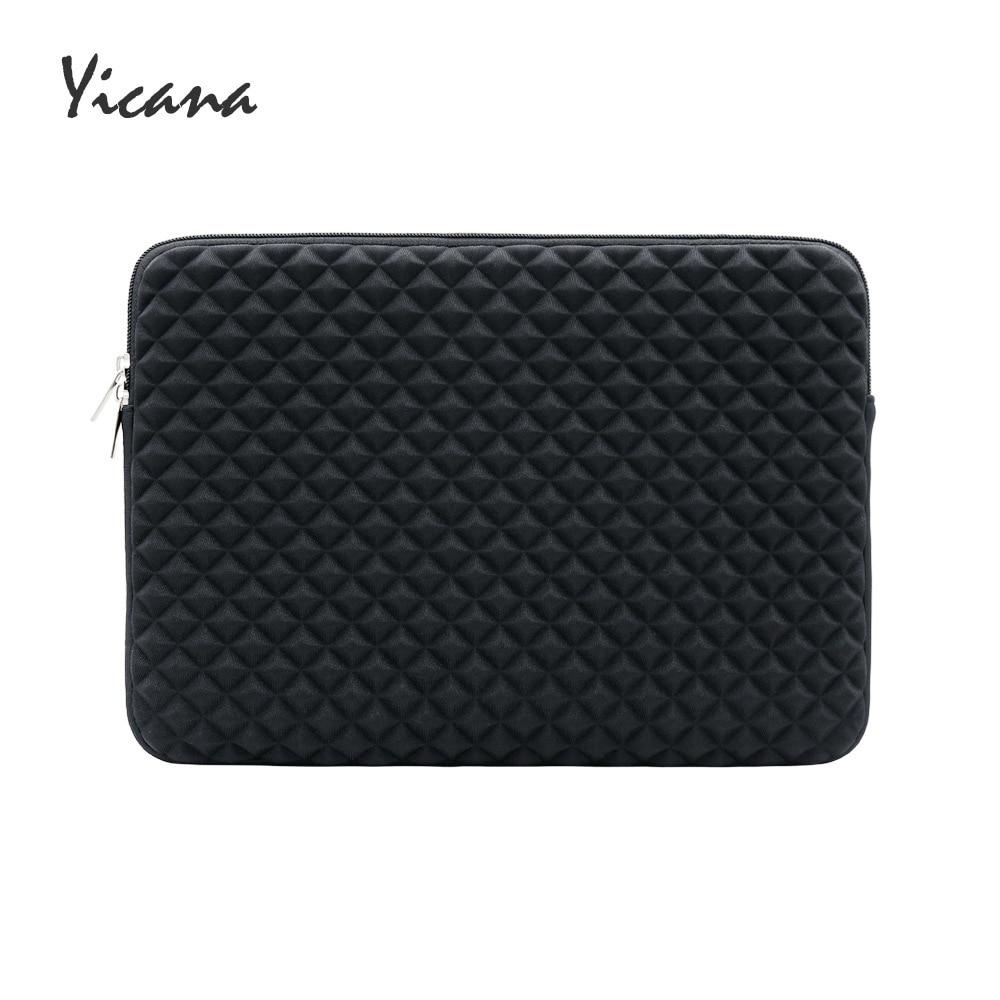 Yicana Laptop Bag Notebook Sleeve case For Macbook Air Pro Retina 11 13 15