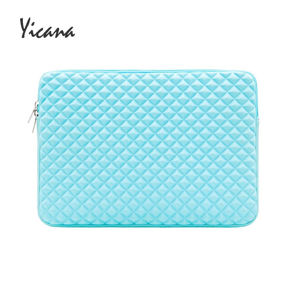 Yicana Laptop Bag Notebook Sleeve case For Macbook Air Pro Retina 11 13 15